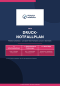 Cover des Leitfadens Plötzlich arbeitslos in der Druckindustrie – Dein 30-Tage-Notfallplan